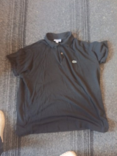 Lacoste black polo shirt - lacoste, size
