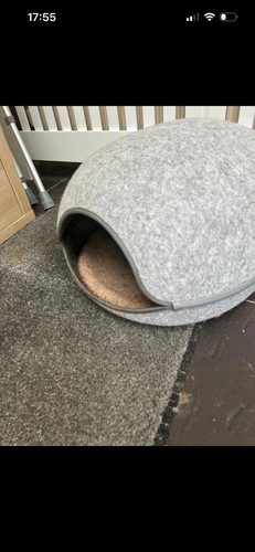 Cat dome pet bed with - cat, zip