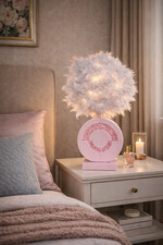 Table Lamp Art Deco Feather