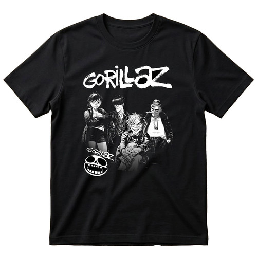 Gorillaz band graphic - gorillaz,