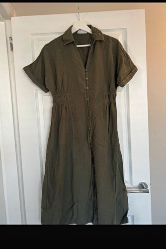 Primark women green linen - primark,