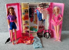 Barbie Fashionistas Ultimate Closet/Wardrobe with clothes,accessories & dolls...