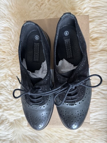 Deena ozzy black leather - &,