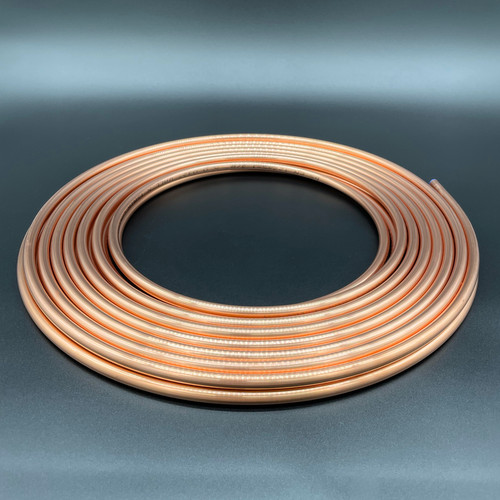 Copper tube coil - 15m, 1/2"