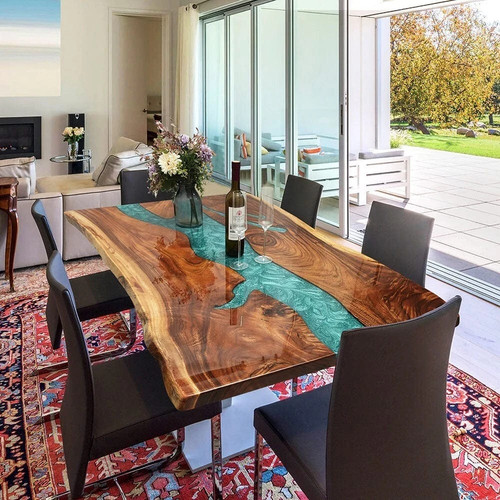 Custom walnut wood - , peacock