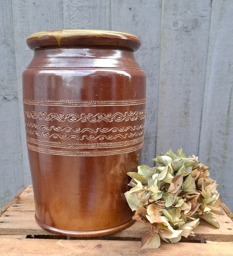 Vintage salt glazed stoneware - salt,
