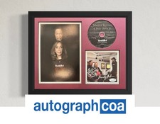 Marilyn McCoo & BILLY DAVIS JR SIGNED BLACKBIRD CD INSERT 14X11 FRAMED ACOA