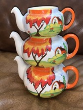 3  Stacking Teapots By Emilio