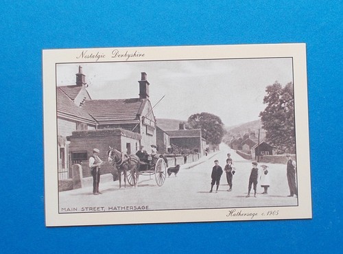 Derbyshir post card - derbyshir,