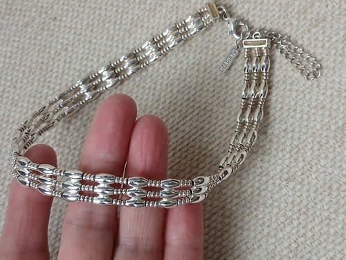 Vintage signed napier choker - napier,