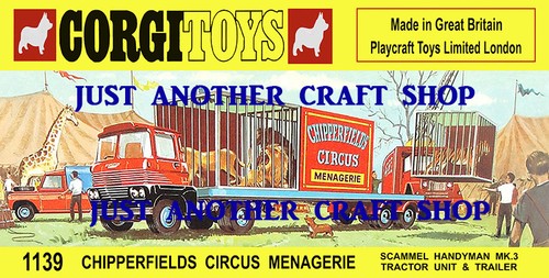 Corgi toys 1139 chipperfields - toys,