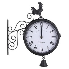 Garden Wall Station Clock
