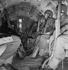 Inside A British Airspeed Horsa Troop Carrying Glider 1945 Old Photo
