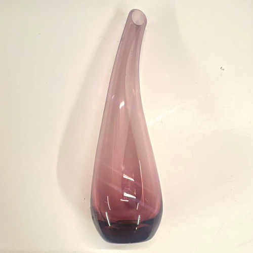 Ikea purple glass - purple, teardrop