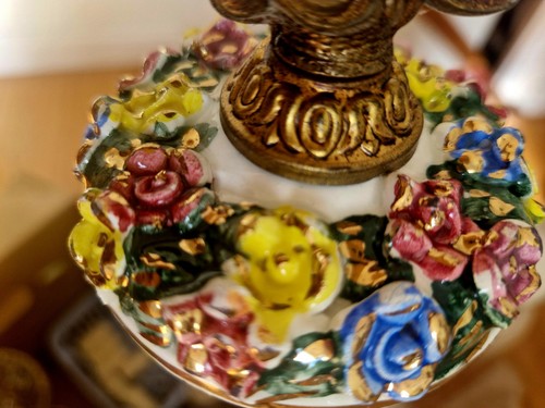 Two vintage capodimonte - two,