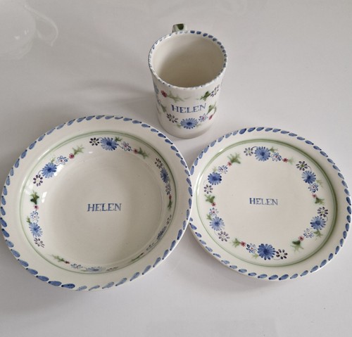 Rye pottery floral - rye,