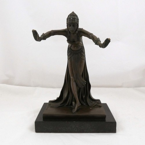 Chiparus dancer sculpture - dancer,