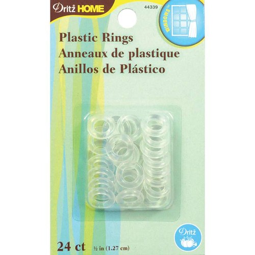 Plastic rings pkg - 1/2, 24/pkg
