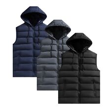 New Men's Hooded Padded Gilet