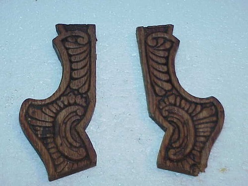 Antique used oak gingerbread - antique,