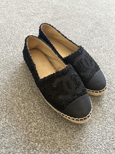 Chanel black glitter tweed - glitter,