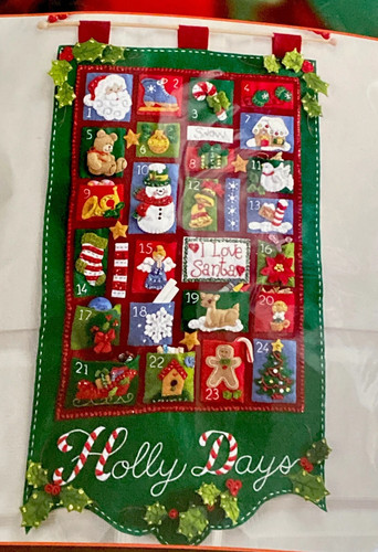Bucilla holly days felt - bucilla,