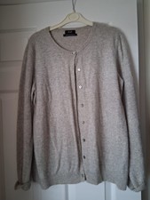 100%cashmere Cardi By F&F size 20 (Small)