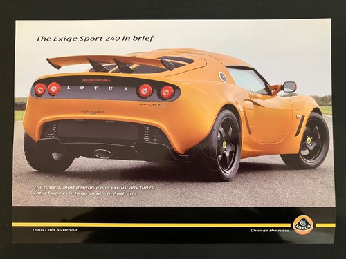 Rare lotus exige sport 240 - rare,