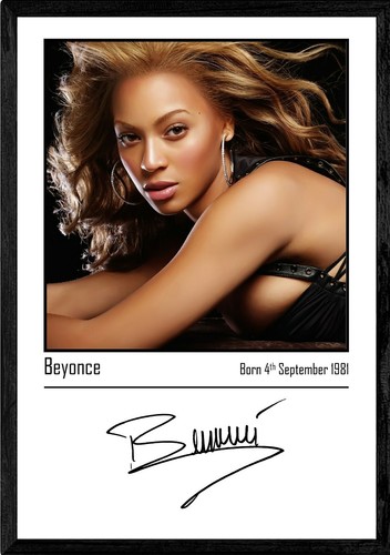 Beyonce autograph signature - beyonce,