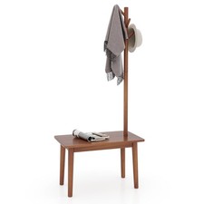 Side Table with Solid Wood
