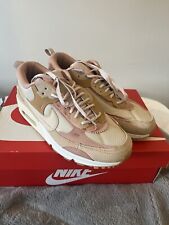 Nike Air Max 90 Futura Women' Sand Drift Hemp Size 6.5 U.K. Sneakers Shoes