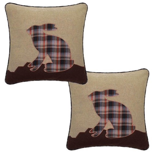 Tartan cushion covers pack - 2,