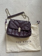 Ted Baker Quilted Leather Twist Lock Crossbody Bag