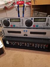 Complete DJ Setup 10" Speakers, Sub, CD Mixer with Stands, Booth, Microphone Kit