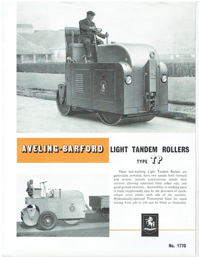 Aveling barford series - aveling,
