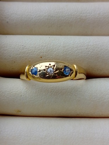 Art deco 18ct yellow - art, gold