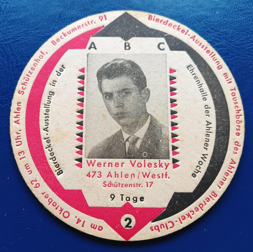Beer mat warsteiner brewery - beer,