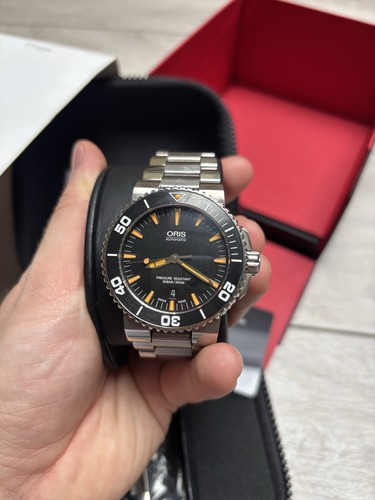 Oris aquis orange bracelet - oris,