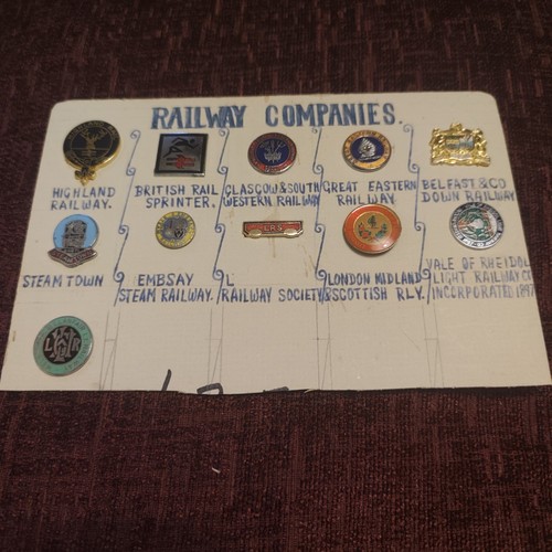 Enamel badges railway - 11, x