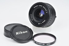 NIkon Ai-S Series E 28mm f/2.8 Wide Angle Manual Focus Lens with Nikon Caps