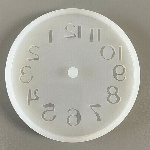 Mould clock 10cm face - 10cm,