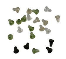 HOOK STOPS BEADS CLEAR TRANS BROWN TRANS GREEN CARP FISHING RIGS UK SELLER