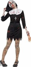 Adult Zombie Sister Bloodied Fancy Dress Party Costume