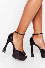TRUFFLE COLLECTION BLACK FAUX