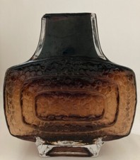 GLASS VASES IN THE STYLE OF WHITEFRIARS TV VASE - VARIOUS COLOURS AVAILABLE