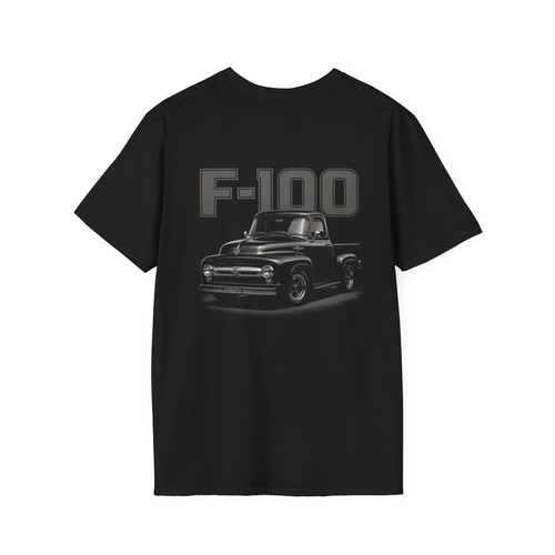 Black 1956 ford 100 shirt - black, f-100