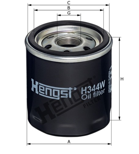 Oil filter hengst - hengst,