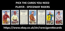PLAYER - SPEEDWAY RIDERS - PICK THE CARDS YOU NEED