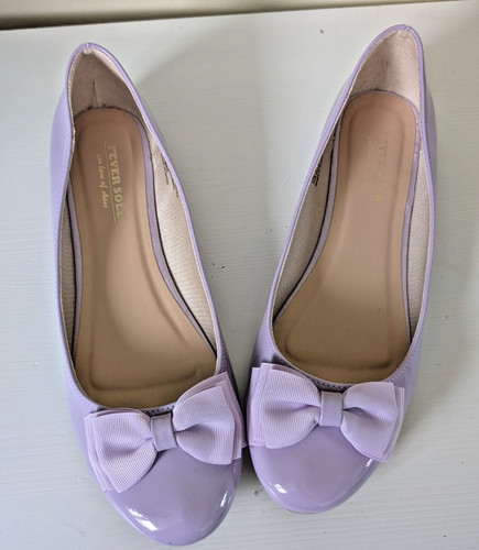 Lilac feversole bow detail - lilac,
