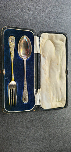 Silver plate spoon - silver, &